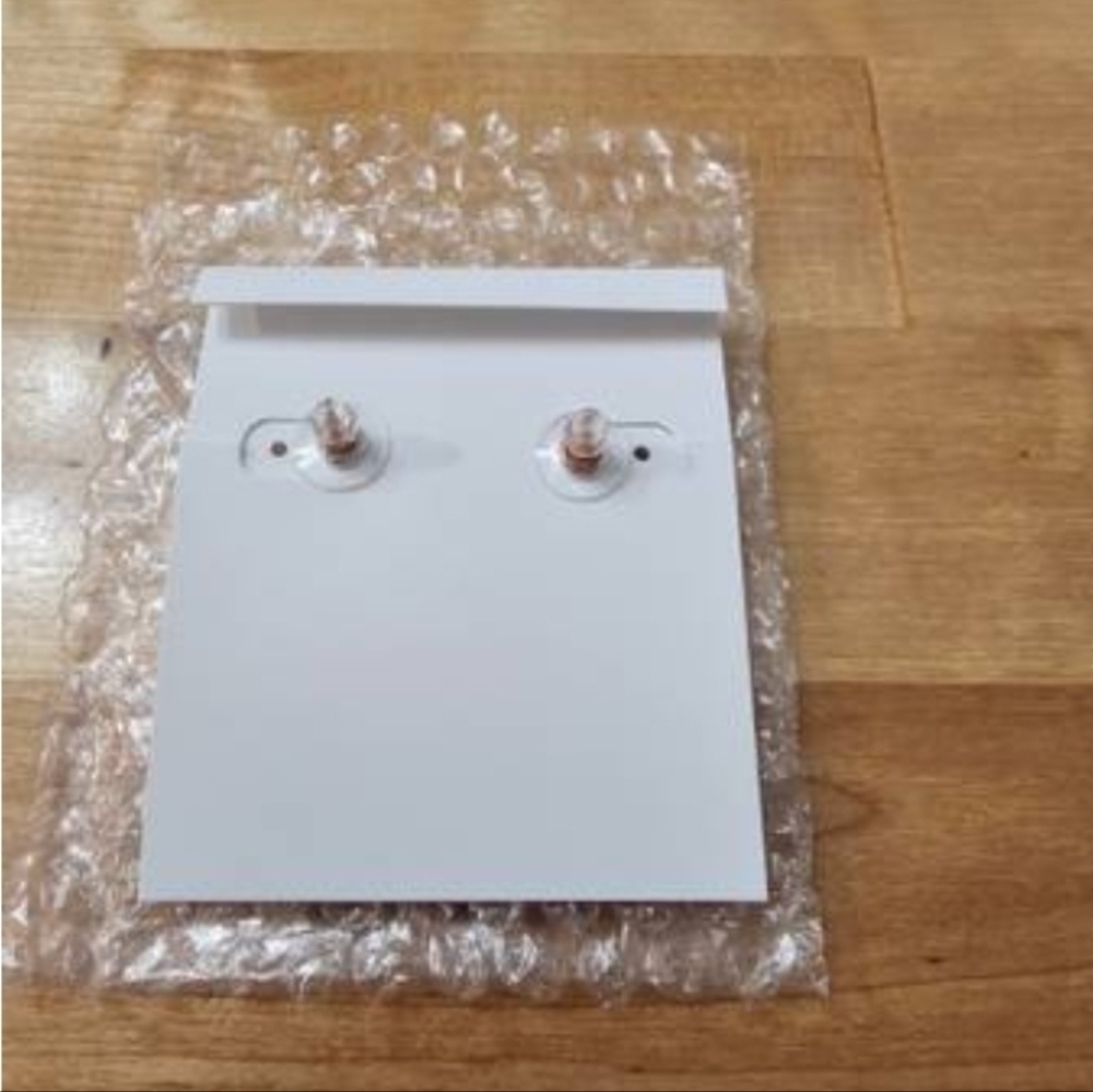 Kendra Scott Black and Rose Gold Stud Earrings (NWOT) - Picture 3 of 3